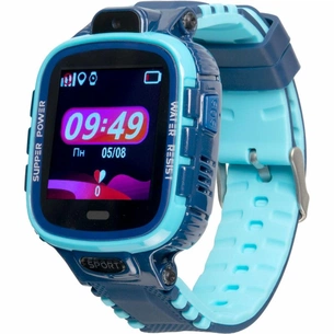 Смарт-годинник Gelius Pro GP-PK001 (PRO KID) Blue Kids smart watch, GPS tracker зображення 1