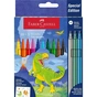 Фломастеры Faber-Castell Динозавр 10 цветов + 3 металлика + наклейки в картонной коробке (32962) - уменьшенное изображение 1