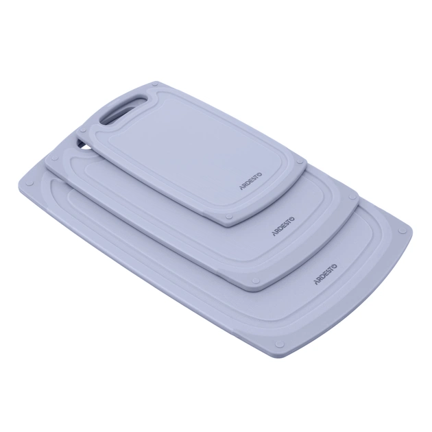 Дошка для нарізання Ardesto Gemini 25 х 15 х 0.8 см пластик, сірий (AR1425GR) - picture 5