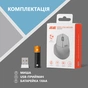 Мишка 2E MF280 Silent Wireless/Bluetooth Gray (2E-MF280WGR) - зменшене зображення 7