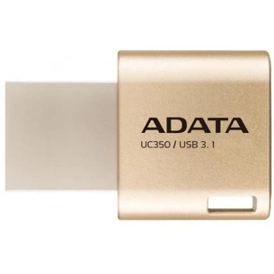 USB флеш накопичувач ADATA 32GB UC350 Gold USB 3.1/Type-C (AUC350-32G-CGD) зображення 1