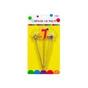 Свічка Maxi Stars "7" висотою 4,5 см, 3 шт. (MX620080-7) - зменшене зображення 1