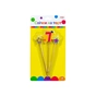 Свічка Maxi Stars "7" висотою 4,5 см, 3 шт. (MX620080-7) - зменшене зображення 1