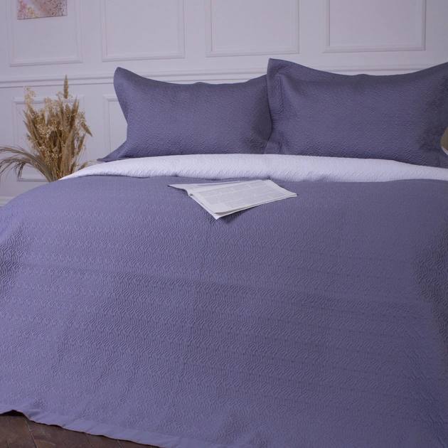 Покривало MirSon набір Imperial Grey Line покривало 220х240 см + наволочки 50х70 см х 2 шт (2200007178070) - picture 2