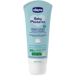 Детский крем Chicco Baby Moments захисний щоденний з патенолом під підгузок 100 мл (11641.00) изображение 1