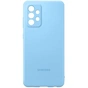 Чохол до мобільного телефона Samsung Galaxy A52/A525 Silicone Cover Blue (EF-PA525TLEGRU) - зменшене зображення 1