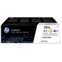 Картридж HP CLJ 201X CYM (CF401X,CF402X,CF403X) Tri-Pack (CF253XM) - зменшене зображення 1