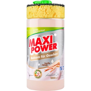 Засіб для ручного миття посуду Maxi Power Мигдаль 1000 мл (4823098402800) зображення 1