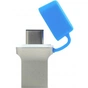 USB флеш накопичувач Goodram 64GB DualDrive C Blue USB 3.0 (PD64GH3GRDDCBR10) - зменшене зображення 2