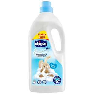 Кондиціонер для білизни Chicco Sensitive Sweet Talcum пом'якшувач тканин 1.5 л (8058664122455) изображение 1
