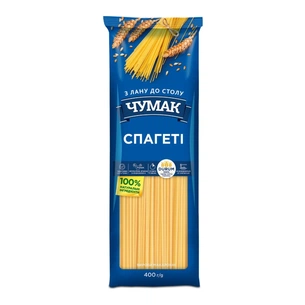 Макарони Чумак Спагеті 400 г (4820156768731) зображення 1