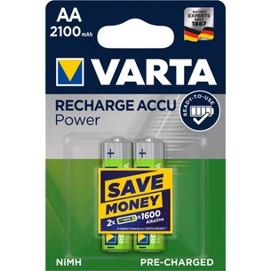 Акумулятор Varta AA Rechargeable Accu 2100mAh * 2 (56706101402) зображення 1