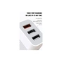 Зарядний пристрій XO USB L72 (3A, QC3.0, 3 Usb) + cable Micro USB White (XO-L72-BK) - зменшене зображення 3