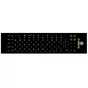 Наклейка на клавіатуру XoKo 68 keys UA/rus green, Latin white (XK-KB-STCK-MD) - зменшене зображення 1