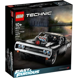 Конструктор LEGO Technic Dodge Charger Домініка Торетто 1077 деталей (42111) зображення 1