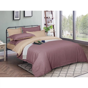 Постільна білизна MirSon Satin Stripe 30-0008 + 30-0004 Waleis 175х210 Двоспальна (2200005257494) зображення 1