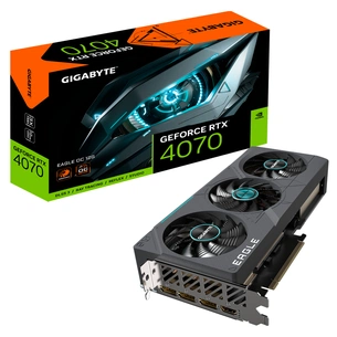 Відеокарта GIGABYTE GeForce RTX4070 12Gb EAGLE OC (GV-N4070EAGLE OC-12GD) зображення 1