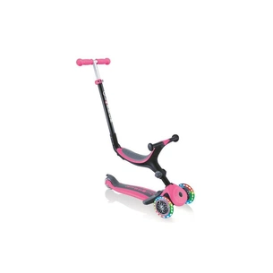 Самокат Globber Go up foldable plus рожевий з підсвічуванням (643-110) зображення 1
