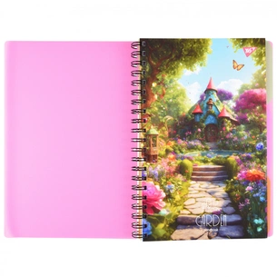 Блокнот Yes А4 Garden 144 аркуша пластикова обкладинка (681947) зображення 1