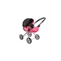Коляска для ляльок Melogo 9325A pink/black (Melogo 9325A pink/black) - зменшене зображення 1