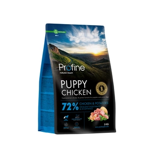 Сухий корм для собак Profine Puppy Chicken and Potatoes для цуценят та юніорів всіх порід 3 кг (8595602569946) picture 1