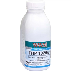 Тонер WWM HP CLJ CP1025/Canon LBP 5050/7100, 35г Cyan (HP1025C) зображення 1