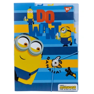 Папка на резинках Yes A4 з трьома роздільниками Minions (492100) зображення 1