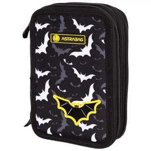 Пенал Astrabag AC31 Night bats з наповненням, 46 предметів (503022018) зображення 1