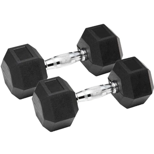 Гантель Stein гексогональна прогумована 40 кг (LKDB-111-40) зображення 1