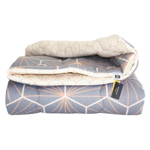 Ковдра MirSon антиалергенна Зима EcoSilk №3008 Color Fun Line Geometry 200х220 (2200004832470) зображення 1