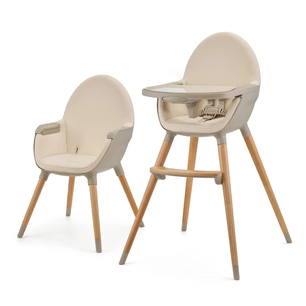 Стульчик для кормления Kinderkraft 2 в 1 Fini 2 Beige (5902533924493) - изображение 1