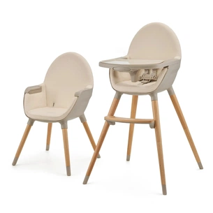 Стілець для годування Kinderkraft 2 в 1 Fini 2 Beige (5902533924493) зображення 1