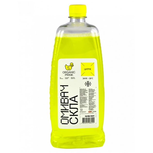 Омивач автомобільний ORGANIC PRINK -20 °С "Цитрус" 1 л (012027) - picture 1
