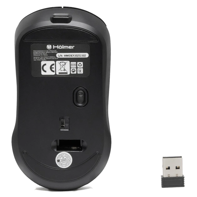 Мишка Hölmer MW-03OF Wireless/Bluetooth Black (MW-03OF) - picture 11