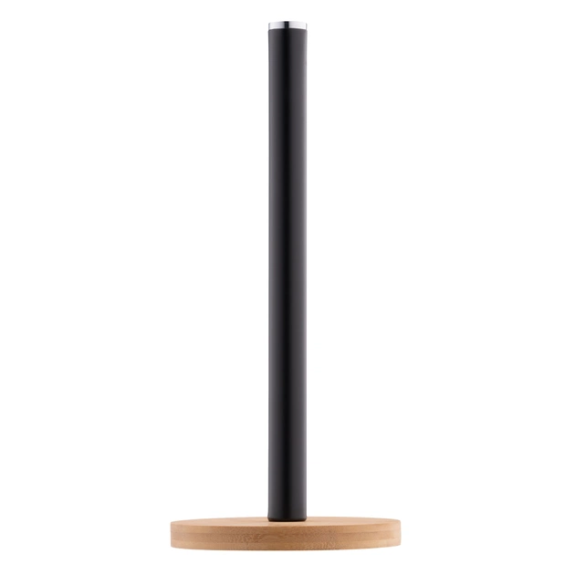 Тримач паперових рушників Ardesto Midori 15х34см, метал, бамбук, чорний (AR0913BB) - picture 4