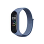 Ремінець до фітнес браслета BeCover Nylon Style для Xiaomi Mi Smart Band 7 Blue (707657) - зменшене зображення 1