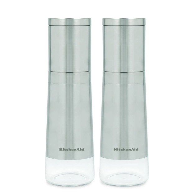 Млинок для спецій KitchenAid Universal, Набір 2 шт, 20,3 см, сріблястий (KOG988OSSSA) - picture 1