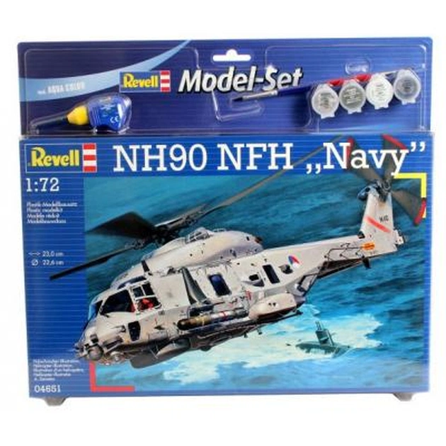Збірна модель Revell Вертоліт NH-90 NFH Navy 1:72 (64651) - изображение 1