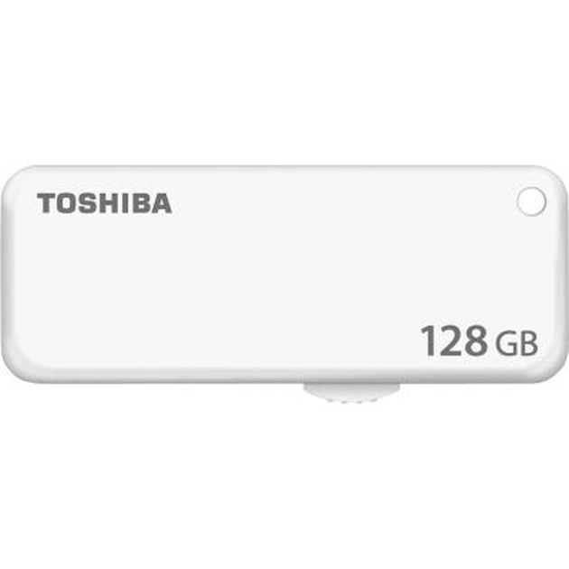 USB флеш накопичувач Toshiba 128GB U203 White USB 2.0 (THN-U203W1280E4) - изображение 1