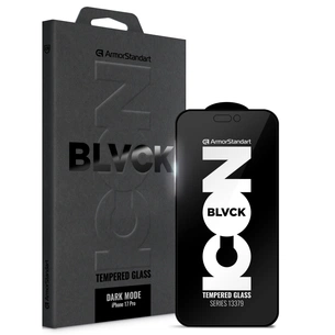 Скло захисне Armorstandart Dark Mode BI Apple iPhone 17 Pro (ARM86629) зображення 1