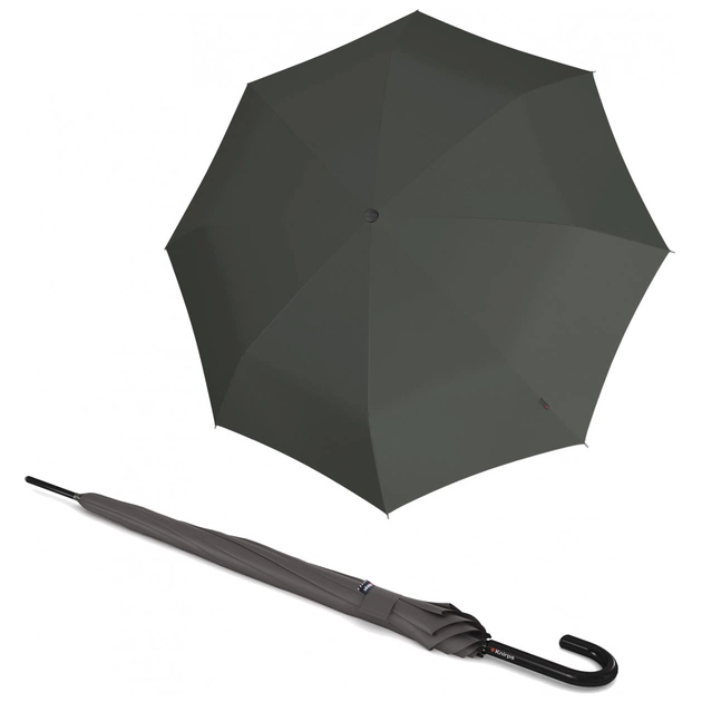 Зонт Knirps A.760 Stick Automatic трость Dark Grey (Kn96 7760 0800) - изображение 1