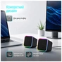 Акустична система ColorWay Cubix 2.0 RGB USB Black (CW-SPU05BK) - зменшене зображення 7