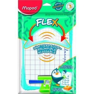 Шкільна дошка Maped 275х197мм Shatterproof з комплектом, двостороння (MP.583510) зображення 1