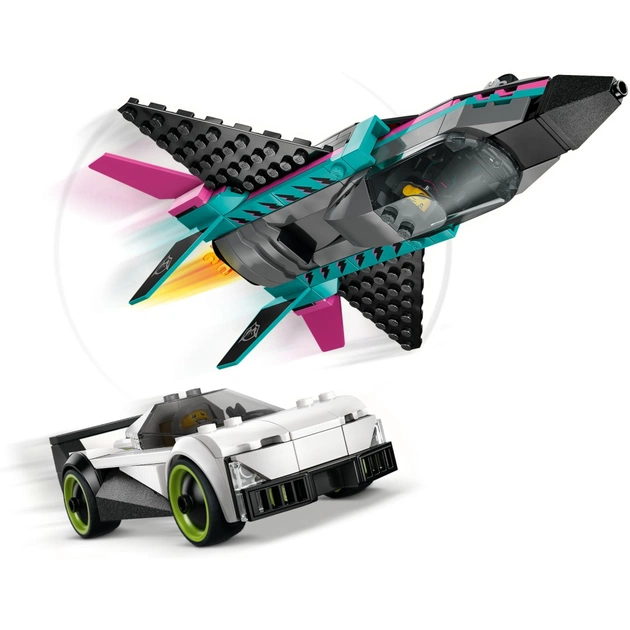 Конструктор LEGO City Реактивний літак проти автомобіля (60489) - зображення 4