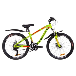 Велосипед Discovery 24" FLINT AM DD рама-13" 2019 зелено-червоний (OPS-DIS-24-111) зображення 1