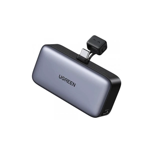 Батарея універсальна Ugreen 5000mAh 22,5W USB-C In/Out, with build-in Type-C connector (PB503) (35338) зображення 1
