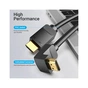 Кабель мультимедійний HDMI M to HDMI M 1.0m 90° corner black Vention (AAQBF) - уменьшенное изображение 8