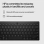 Клавіатура HP 350 Compact Multi-Device Bluetooth UA Black (692S8AA) - зменшене зображення 7