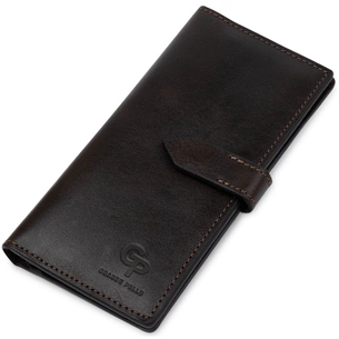 Портмоне Grande Pelle Шкіряне Коричневе (11517) зображення 1