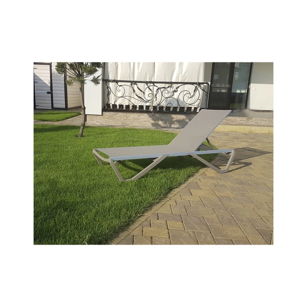 Шезлонг PAPATYA Wave сіро-коричневий сітка сіро-коричневий (4168) - picture 7